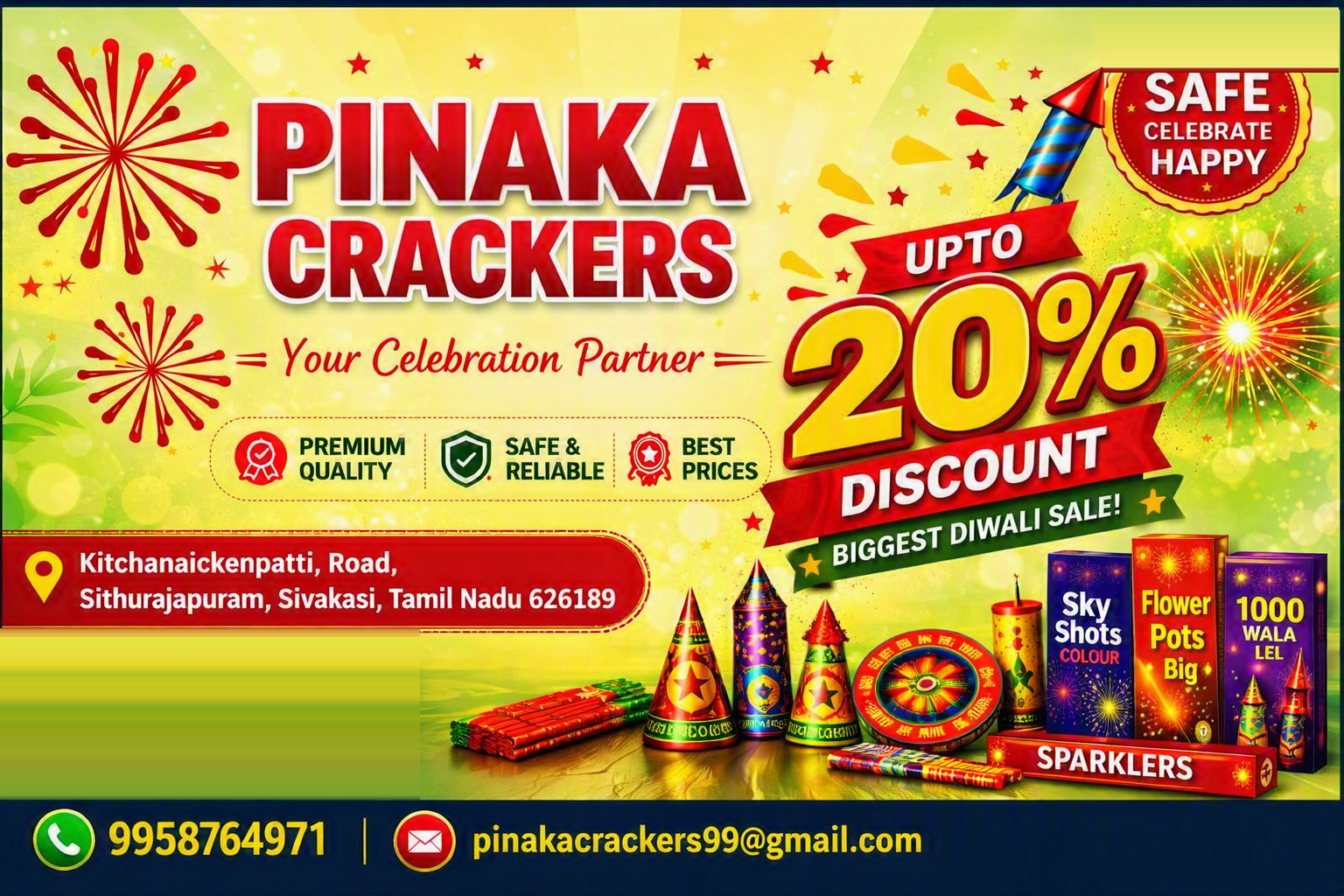 Festive discount offer banner
