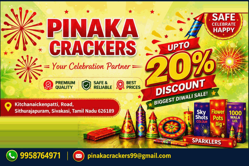 Pinaka Crackers promotional